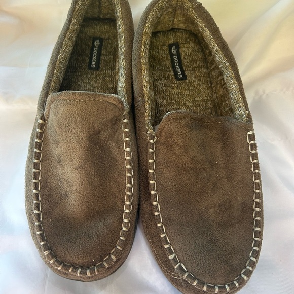 Dockers Men's Brown Suede Slip-On Loafers - Picture 1 of 4